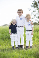 Kids white Polo/ Polocrosse Jeans