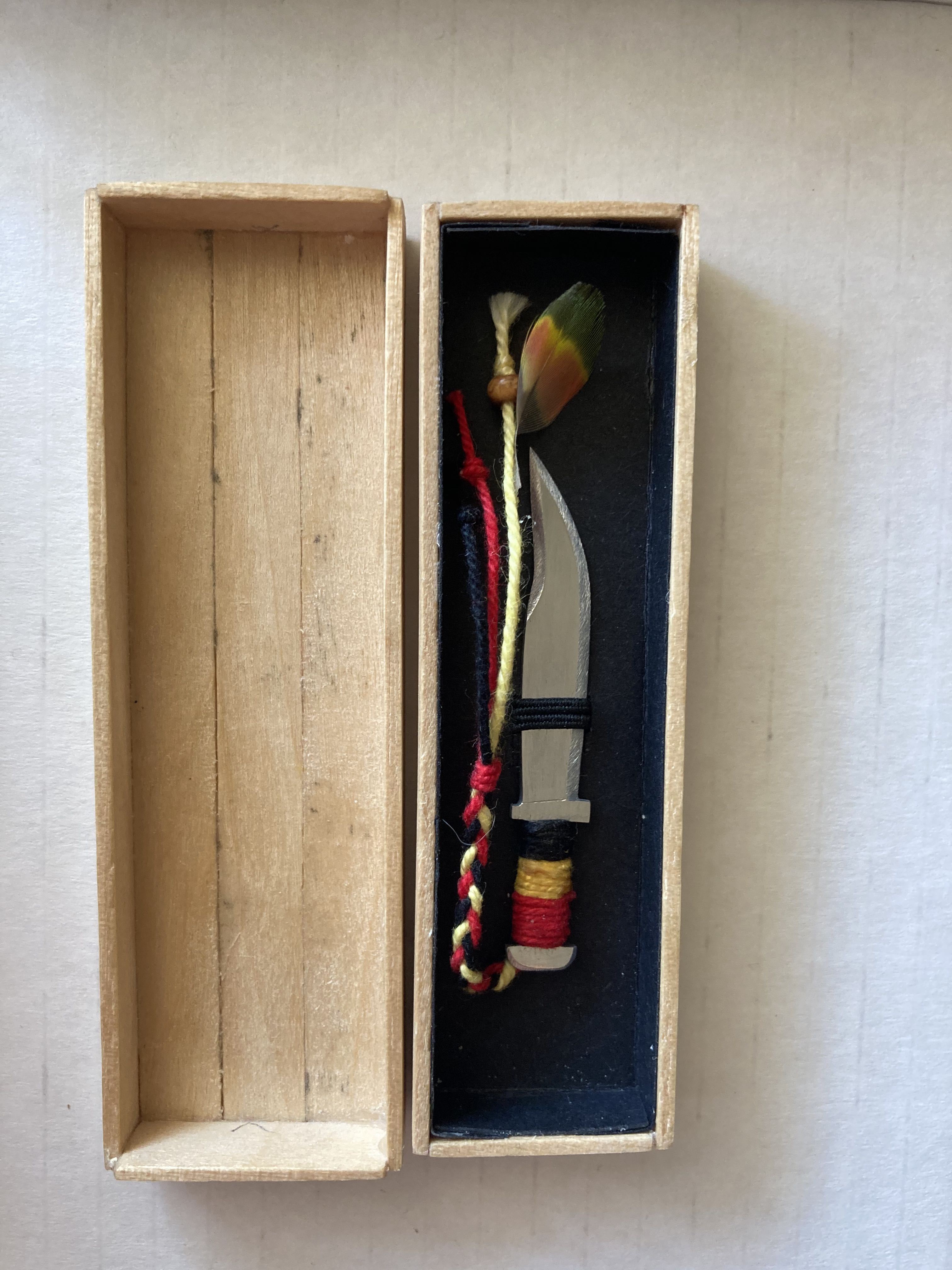 Mini Bushcraft Cane Knife with free gift box