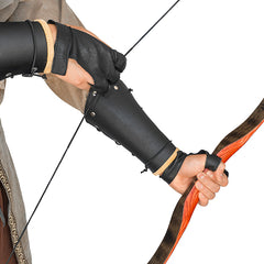 Leather 3 Finger Archery Glove
