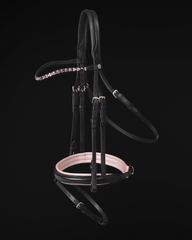 Leather Bridle Waldhausen Black/Pink and Blue/Black with browband crystals